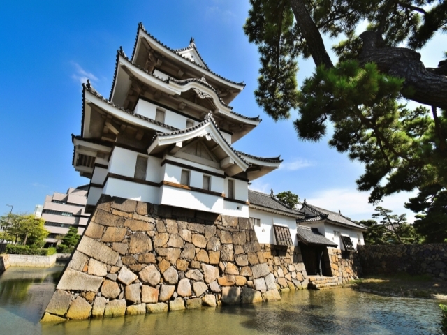 香川県の風景：高松城