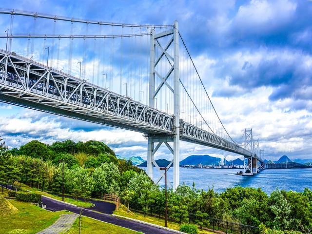 香川県の風景：瀬戸大橋